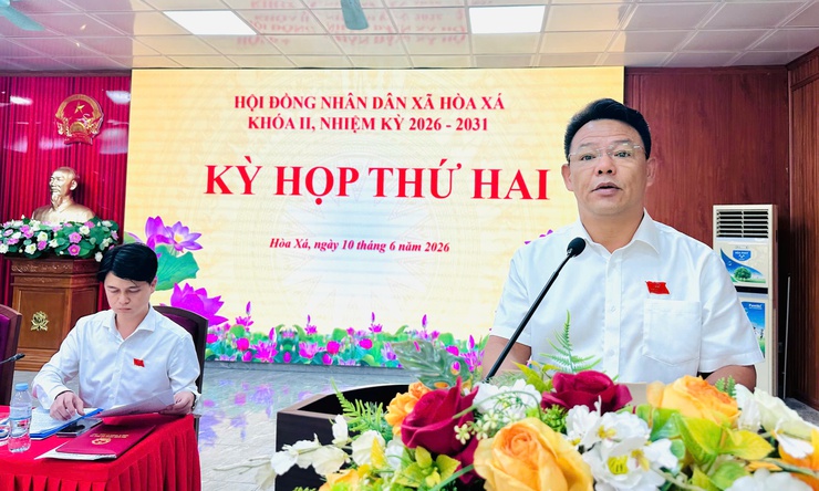 HĐND xã Hòa Xá thông qua nhiều Nghị quyết quan trọng tại Kỳ họp thứ hai khóa II- Ảnh 4.