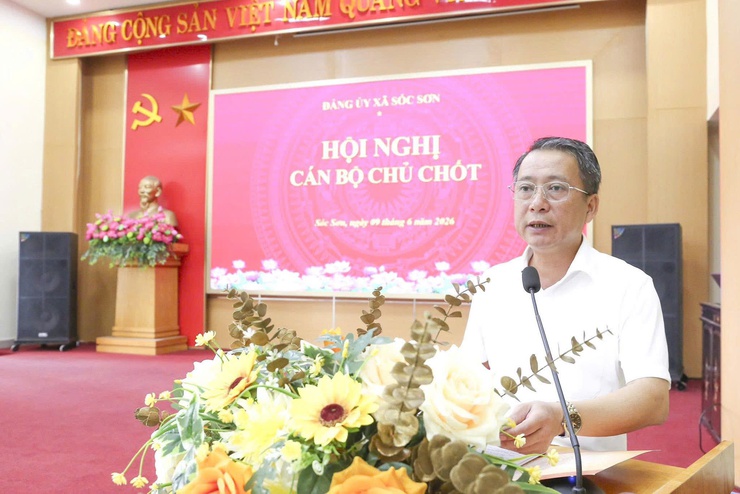 BCH ĐẢNG BỘ XÃ SÓC SƠN TRIỂN KHAI NHIỆM VỤ TRỌNG TÂM 6 THÁNG CUỐI NĂM 2026- Ảnh 4.