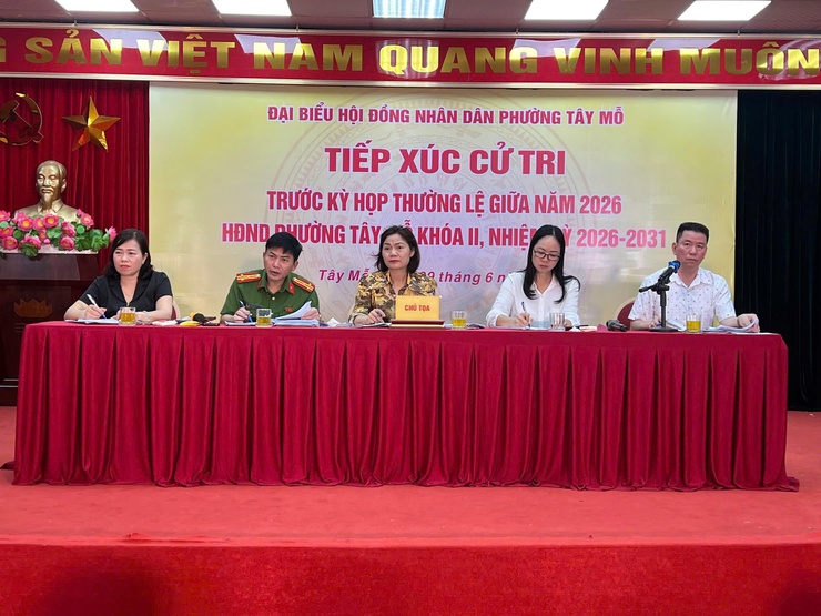 Hội nghị tiếp xúc cử tri trước kỳ họp thường lệ giữa năm 2026- Ảnh 3.