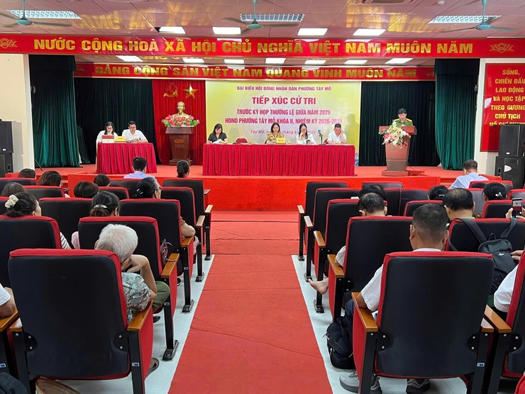 Hội nghị tiếp xúc cử tri trước kỳ họp thường lệ giữa năm 2026- Ảnh 1.