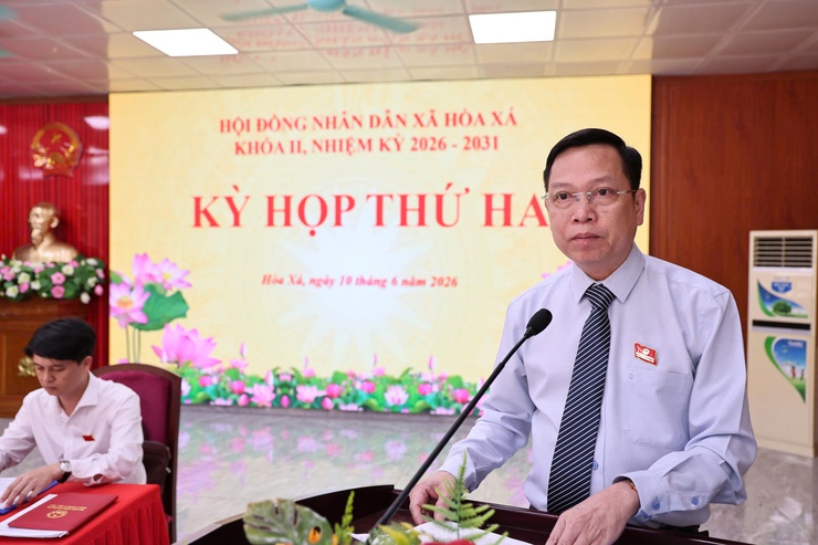 Phiên chất vấn tại kỳ họp thứ hai HĐND xã Hòa Xá khóa II: tập trung giải quyết những vấn đề dân sinh bức thiết- Ảnh 1.