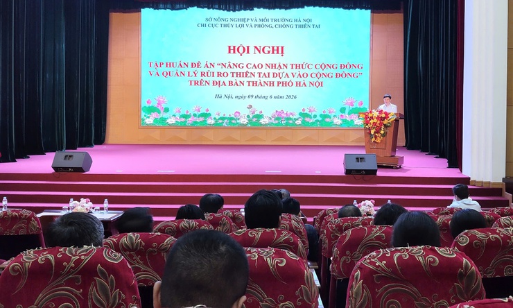 Hà Nội tập huấn Đề án “Nâng cao nhận thức cộng đồng và quản lý rủi ro thiên tai dựa vào cộng đồng”- Ảnh 1.