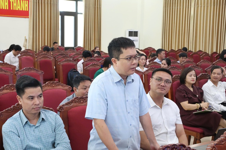 Xã Vĩnh Thanh tổ chức hội nghị đào tạo, hướng dẫn sử dụng hệ thống quản trị thực thi nhiệm vụ và đánh giá cán bộ gắn với đo lường hiệu suất công việc (OKR/KPI)- Ảnh 8.
