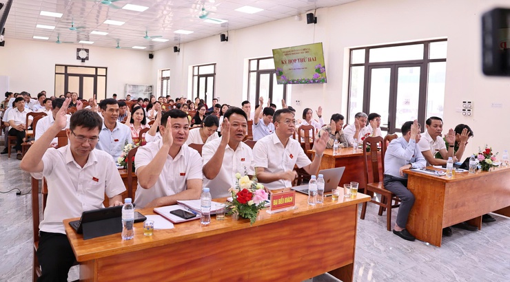 HĐND xã Hòa Xá thông qua nhiều Nghị quyết quan trọng tại Kỳ họp thứ hai khóa II- Ảnh 10.