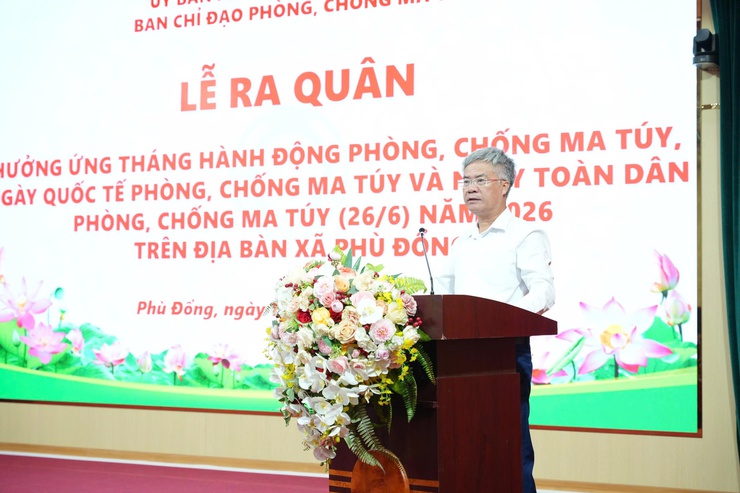 Xã Phù Đổng: Ra quân hưởng ứng Tháng hành động phòng, chống ma túy, Ngày Quốc tế và Ngày toàn dân phòng, chống ma túy 26-6- Ảnh 7.