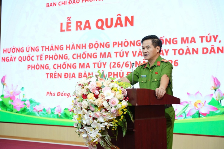 Xã Phù Đổng: Ra quân hưởng ứng Tháng hành động phòng, chống ma túy, Ngày Quốc tế và Ngày toàn dân phòng, chống ma túy 26-6- Ảnh 2.