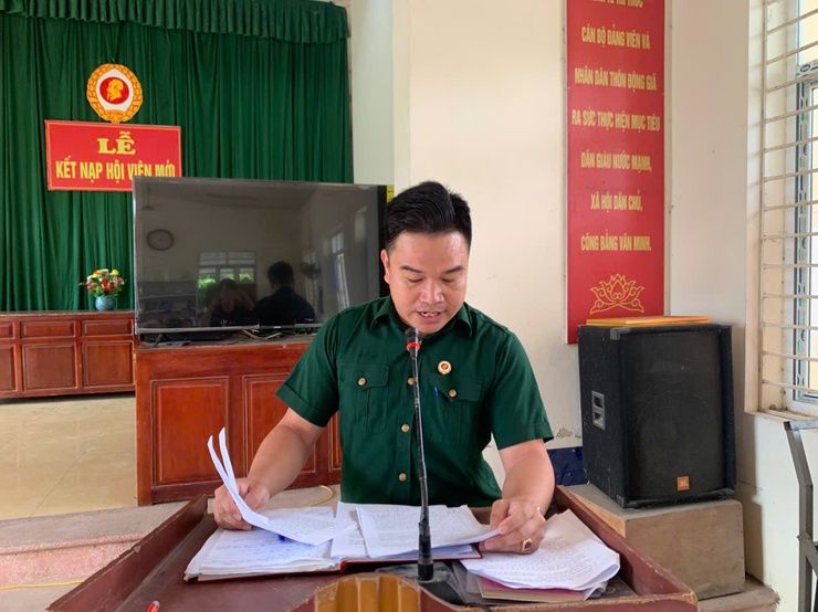 TUYÊN TRUYỀN CÔNG TÁC GIẢI PHÓNG MẶT BẰNG TẠI THÔN ĐỘNG GIÃ- Ảnh 1.