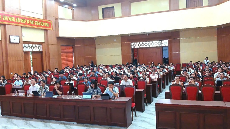 XÃ VÂN ĐÌNH TỔ CHỨC TẬP HUẤN TRIỂN KHAI HỆ THỐNG QUẢN TRỊ THỰC THI NHIỆM VỤ VÀ ĐÁNH GIÁ HIỆU SUẤT CÔNG VIỆC TRÊN NỀN TẢNG HANOIWORK- Ảnh 1.