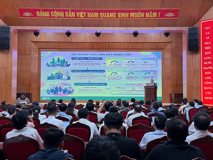 XÃ VÂN ĐÌNH TỔ CHỨC TẬP HUẤN TRIỂN KHAI HỆ THỐNG QUẢN TRỊ THỰC THI NHIỆM VỤ VÀ ĐÁNH GIÁ HIỆU SUẤT CÔNG VIỆC TRÊN NỀN TẢNG HANOIWORK- Ảnh 4.