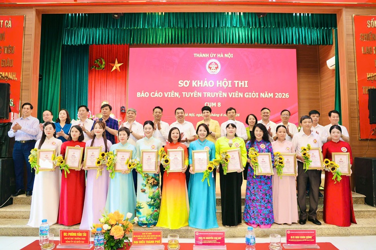 Xã Phú Nghĩa đạt Giải chuyên đề sáng tạo ứng dụng số xuất sắc nhất và Giải Khuyến khích vòng sơ khảo Hội thi báo cáo viên, tuyên truyền viên giỏi năm 2026 cụm số 8 TP Hà Nội- Ảnh 24.