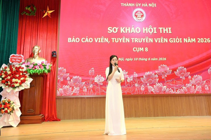 Xã Phú Nghĩa đạt Giải chuyên đề sáng tạo ứng dụng số xuất sắc nhất và Giải Khuyến khích vòng sơ khảo Hội thi báo cáo viên, tuyên truyền viên giỏi năm 2026 cụm số 8 TP Hà Nội- Ảnh 7.