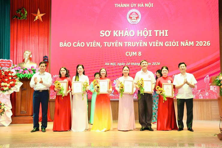 Xã Phú Nghĩa đạt Giải chuyên đề sáng tạo ứng dụng số xuất sắc nhất và Giải Khuyến khích vòng sơ khảo Hội thi báo cáo viên, tuyên truyền viên giỏi năm 2026 cụm số 8 TP Hà Nội- Ảnh 22.