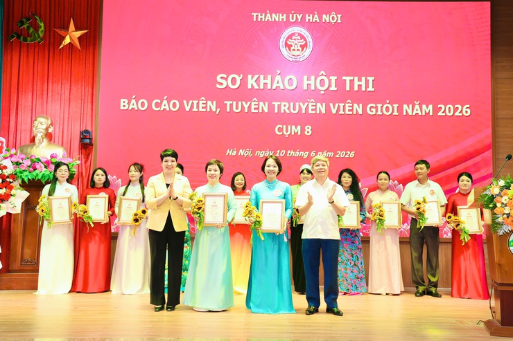 Xã Phú Nghĩa đạt Giải chuyên đề sáng tạo ứng dụng số xuất sắc nhất và Giải Khuyến khích vòng sơ khảo Hội thi báo cáo viên, tuyên truyền viên giỏi năm 2026 cụm số 8 TP Hà Nội- Ảnh 20.