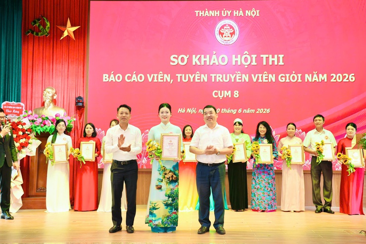 Xã Phú Nghĩa đạt Giải chuyên đề sáng tạo ứng dụng số xuất sắc nhất và Giải Khuyến khích vòng sơ khảo Hội thi báo cáo viên, tuyên truyền viên giỏi năm 2026 cụm số 8 TP Hà Nội- Ảnh 19.