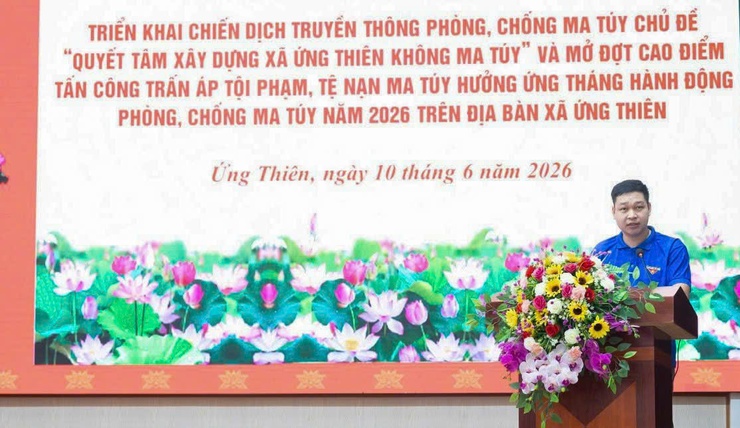 XÃ ỨNG THIÊN PHÁT ĐỘNG CHIẾN DỊCH TRUYỀN THÔNG PHÒNG, CHỐNG MA TÚY NĂM 2026- Ảnh 5.