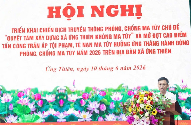 XÃ ỨNG THIÊN PHÁT ĐỘNG CHIẾN DỊCH TRUYỀN THÔNG PHÒNG, CHỐNG MA TÚY NĂM 2026- Ảnh 4.
