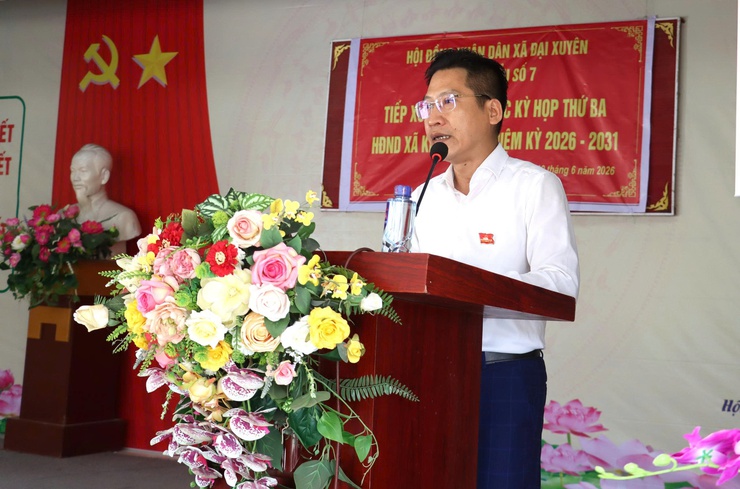 Tổ đại biểu số 7 tiếp xúc cử tri trước kỳ họp thứ Ba HĐND xã tại Nhà văn hoá thôn Thần Quy- Ảnh 3.