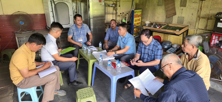 Ban Thường trực Uỷ ban MTTQ Việt Nam phường Long Biên, Ban giám sát đầu tư của cộng đồng giám sát 02 dự án đầu tư công trên địa bàn phường- Ảnh 3.
