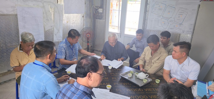 Ban Thường trực Uỷ ban MTTQ Việt Nam phường Long Biên, Ban giám sát đầu tư của cộng đồng giám sát 02 dự án đầu tư công trên địa bàn phường- Ảnh 4.
