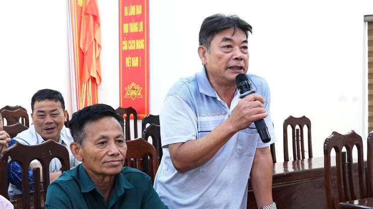 Tổ đại biểu số 5 Hội đồng nhân dân (HĐND) xã Dân Hòa đã có buổi tiếp xúc cử tri tại Hội trường Đảng Ủy - Ảnh 6.