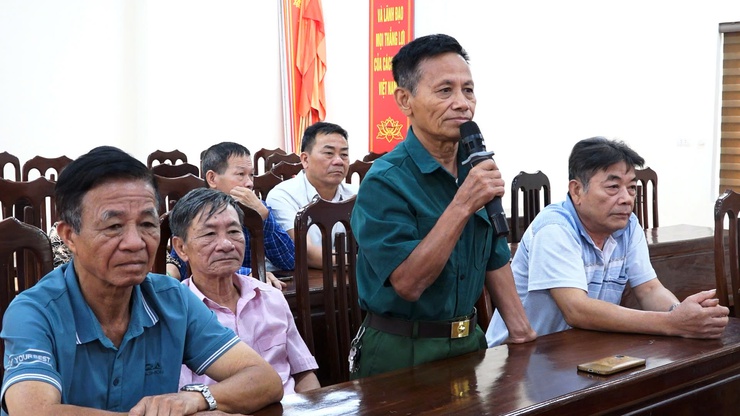 Tổ đại biểu số 5 Hội đồng nhân dân (HĐND) xã Dân Hòa đã có buổi tiếp xúc cử tri tại Hội trường Đảng Ủy - Ảnh 5.