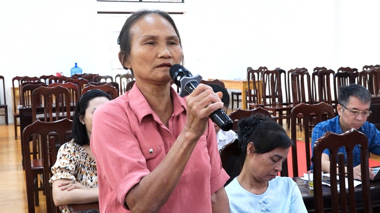 Tổ đại biểu số 5 Hội đồng nhân dân (HĐND) xã Dân Hòa đã có buổi tiếp xúc cử tri tại Hội trường Đảng Ủy - Ảnh 4.