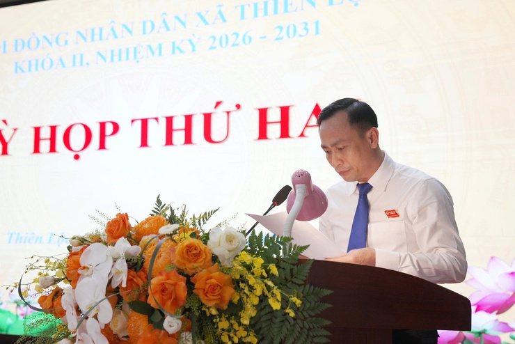 HĐND xã Thiên Lộc khóa II, nhiệm kỳ 2026 - 2031 tổ chức kỳ họp thứ Hai- Ảnh 18.