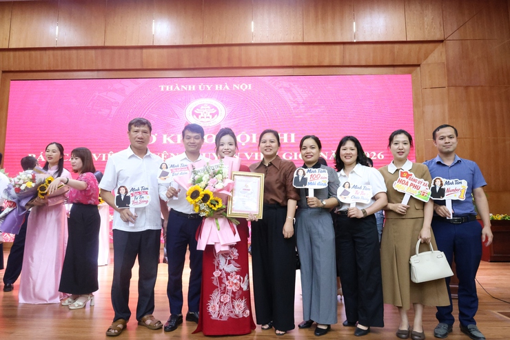 Xã Hòa Phú: Xuất sắc giành giải Ba tại Hội thi Báo cáo viên, tuyên truyền viên giỏi thành phố Hà Nội năm 2026 - Cụm thi số 9- Ảnh 11.