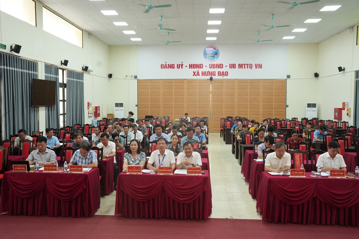 XÃ HƯNG ĐẠO TỔ CHỨC HỘI NGHỊ CÔNG BỐ QUYẾT ĐỊNH THÀNH LẬP BAN CHỈ ĐẠO GIAI ĐOẠN 2026 - 2030- Ảnh 1.