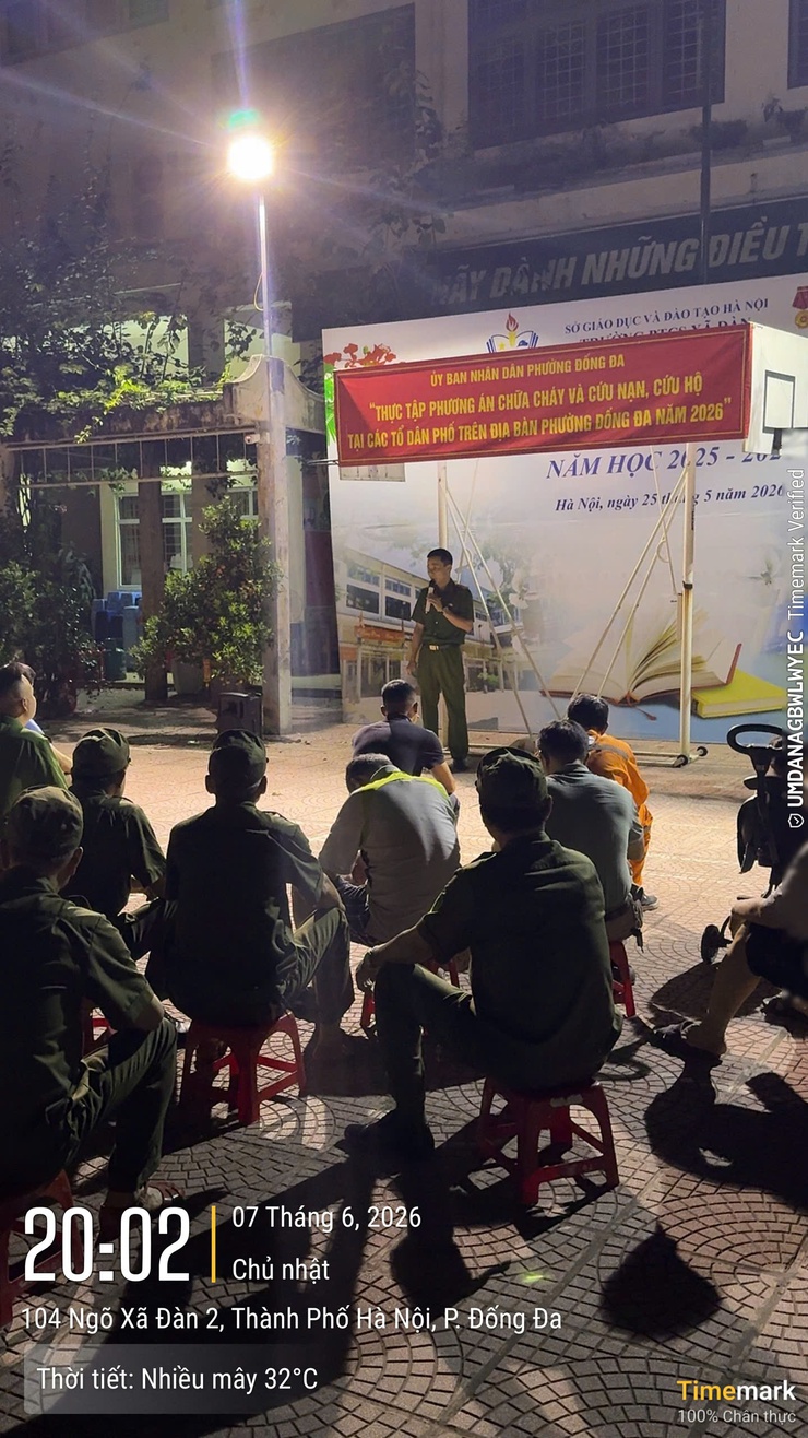 Tuyên truyền kiến thức, kỹ năng phòng cháy chữa cháy (PCCC) tại các khu dân cư, tổ dân phố trên địa bàn phường Đống Đa.- Ảnh 3.
