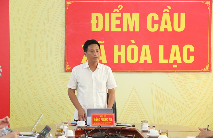 HĐND xã Hòa Lạc giám sát công tác đầu tư công và giải phóng mặt bằng trên địa bàn- Ảnh 2.