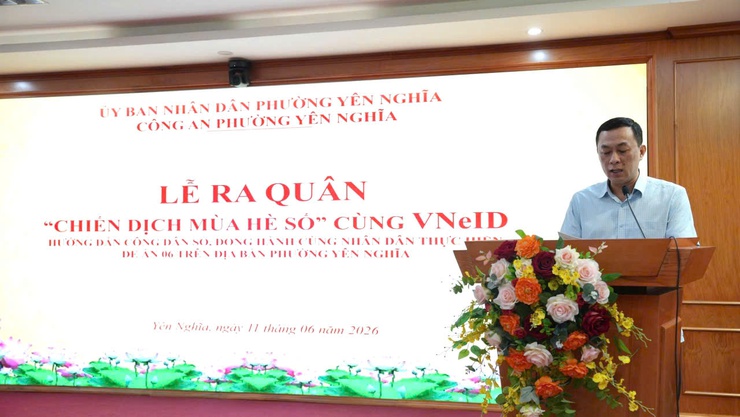 Phường Yên Nghĩa ra quân “Chiến dịch mùa hè số” cùng VneID và hưởng ứn tháng hành động phòng, chống ma túy năm 2026- Ảnh 1.