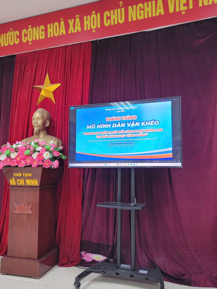 Khánh thành mô hình dân vận khéo “Trang thiết bị kết nối công nghệ thông tin” tại Địa bàn dân cư số 1- Ảnh 6.
