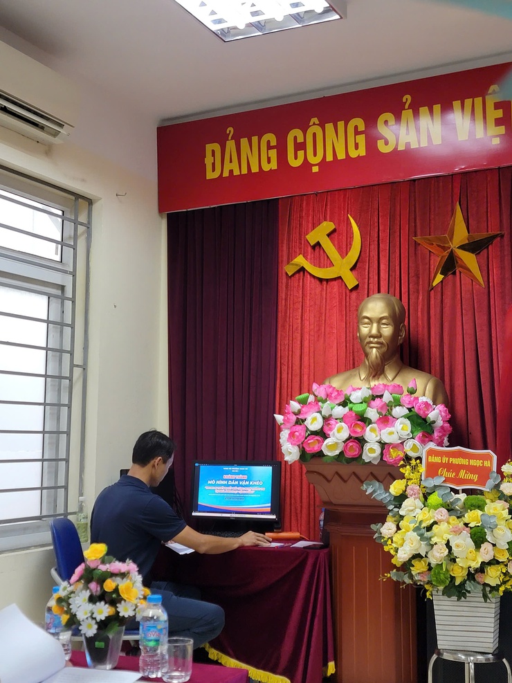 Khánh thành mô hình dân vận khéo “Trang thiết bị kết nối công nghệ thông tin” tại Địa bàn dân cư số 1- Ảnh 7.
