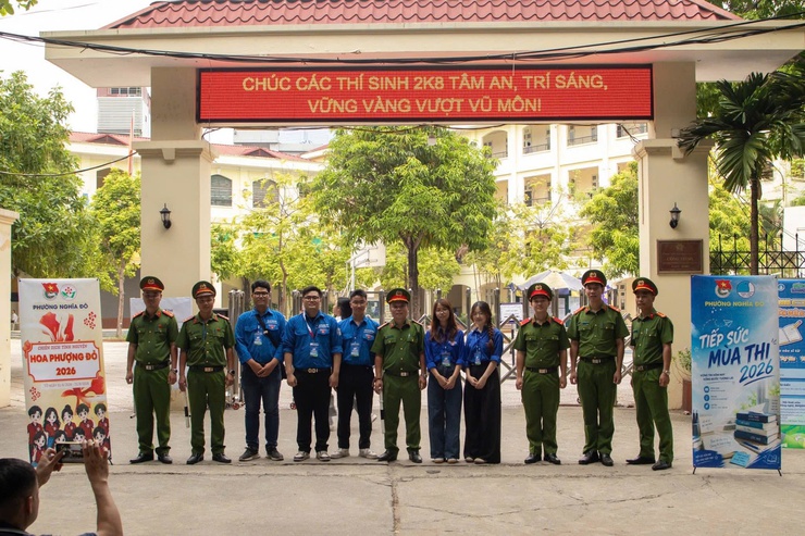 TUỔI TRẺ PHƯỜNG NGHĨA ĐÔ CHUNG TAY TIẾP SỨC MÙA THI NĂM 2026- Ảnh 4.