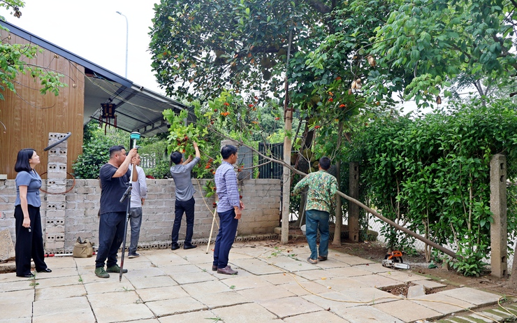 Xã Đoài Phương xử lý vi phạm về đất đai tại thôn Nhà Thờ- Ảnh 2.