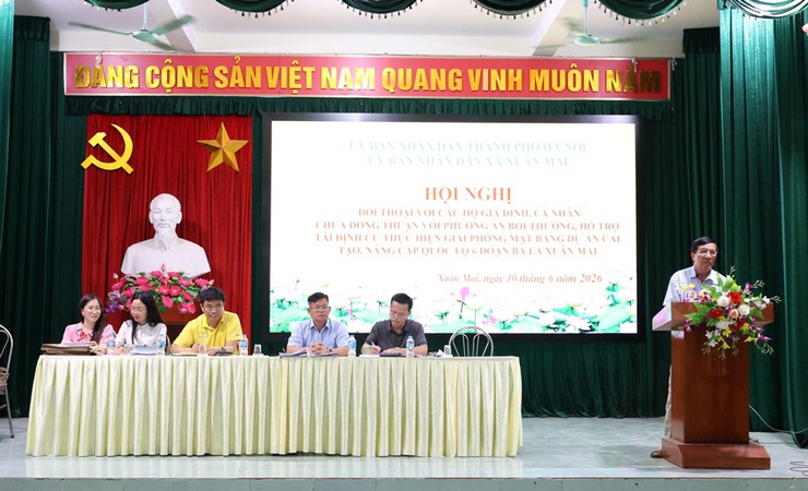 Xuân Mai đối thoại với các hộ dân chưa đồng thuận phương án bồi thường, hỗ trợ tái định cư Dự án cải tạo, nâng cấp Quốc lộ 6- Ảnh 2.