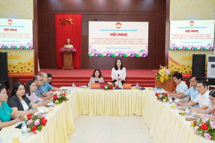 Hội nghị phản biện xã hội đối với dự thảo Báo cáo kết quả thực hiện nhiệm vụ phát triển kinh tế - xã hội, quốc phòng - an ninh 6 tháng đầu năm 2026- Ảnh 1.