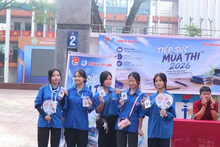 TUỔI TRẺ SÓC SƠN ĐỒNG HÀNH CÙNG SĨ TỬ TRONG KỲ THI TỐT NGHIỆP THPT NĂM 2026- Ảnh 5.
