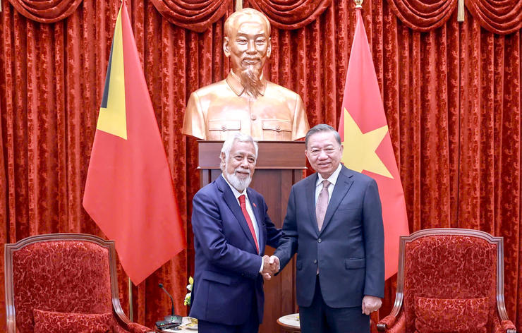 Tổng Bí thư, Chủ tịch nước Tô Lâm tiếp Thủ tướng Timor-Leste- Ảnh 1.