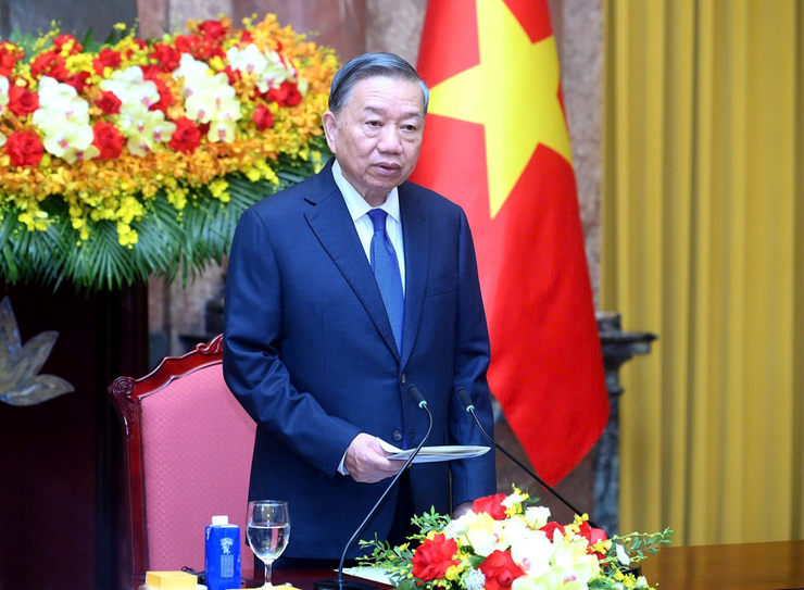 Tổng Bí thư, Chủ tịch nước Tô Lâm tiếp Trưởng đoàn các nước, chuyên gia, học giả và đại diện các tổ chức quốc tế tham dự Diễn đàn Tương lai ASEAN 2026- Ảnh 1.