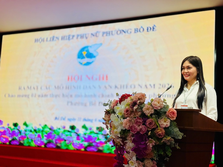  Hội liên hiệp phụ nữ phường Bồ Đề ra mắt các mô hình "Dân vận khéo" năm 2026- Ảnh 4.
