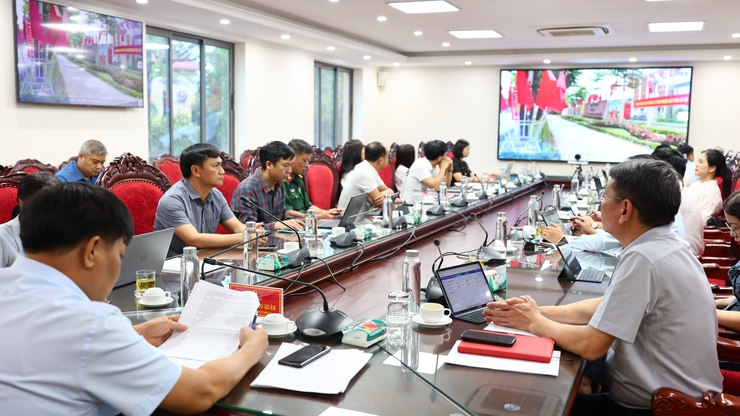 THẠCH THẤT TIẾP SÓNG HỘI NGHỊ SƠ KẾT 01 NĂM VẬN HÀNH MÔ HÌNH CHÍNH QUYỀN ĐỊA PHƯƠNG HAI CẤP TRÊN ĐỊA BÀN THÀNH PHỐ HÀ NỘI- Ảnh 3.