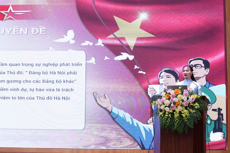 Sôi nổi Hội thi Báo cáo viên, Tuyên truyền viên giỏi tại Vân Đình- Ảnh 14.