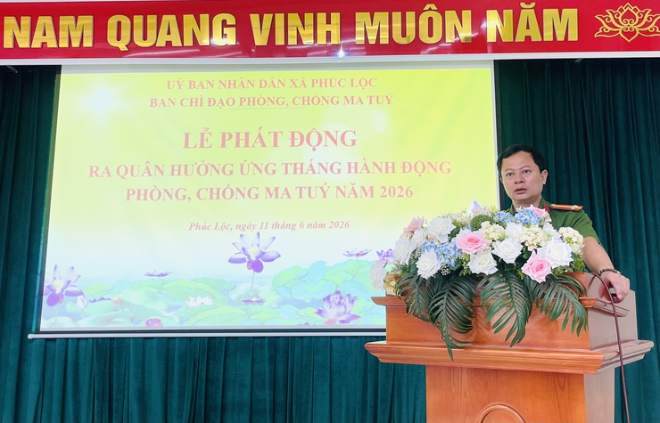 Ban Chỉ đạo phòng, chống ma túy xã Phúc Lộc tổ chức Lễ phát động ra quân hưởng ứng Tháng hành động phòng, chống ma túy năm 2026- Ảnh 5.