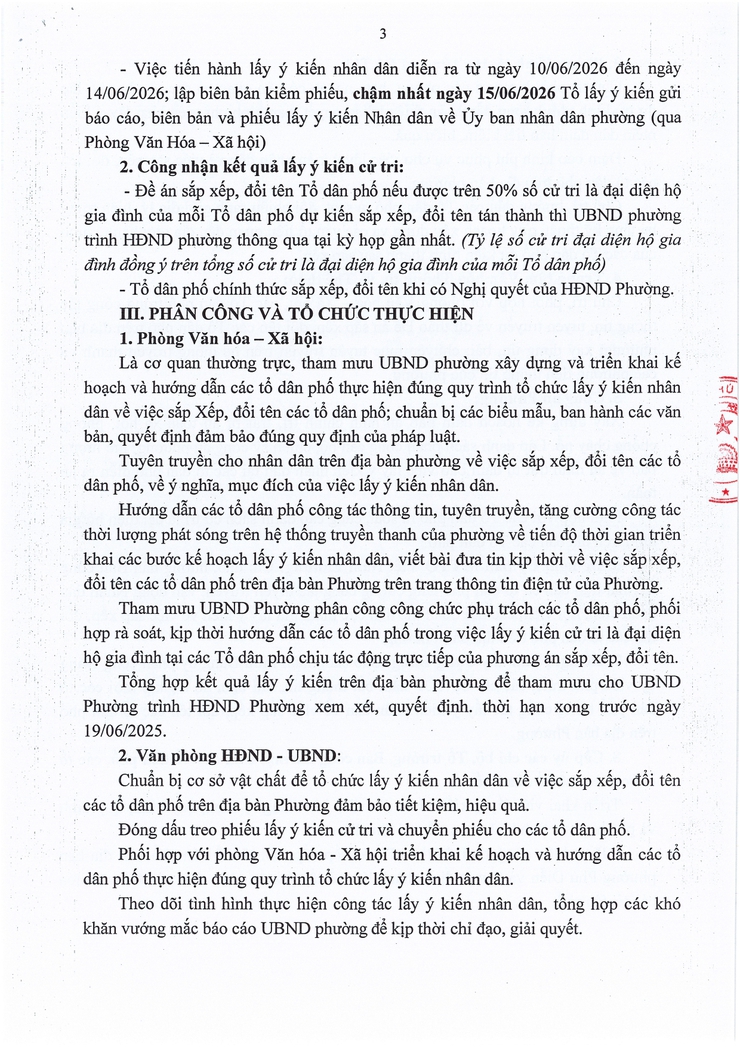 Kế hoạch tổ chức lấy ý kiến nhân dân về việc sắp xếp, đổi tên các tổ dân phố trên địa bàn phường Phú Diễn- Ảnh 3.