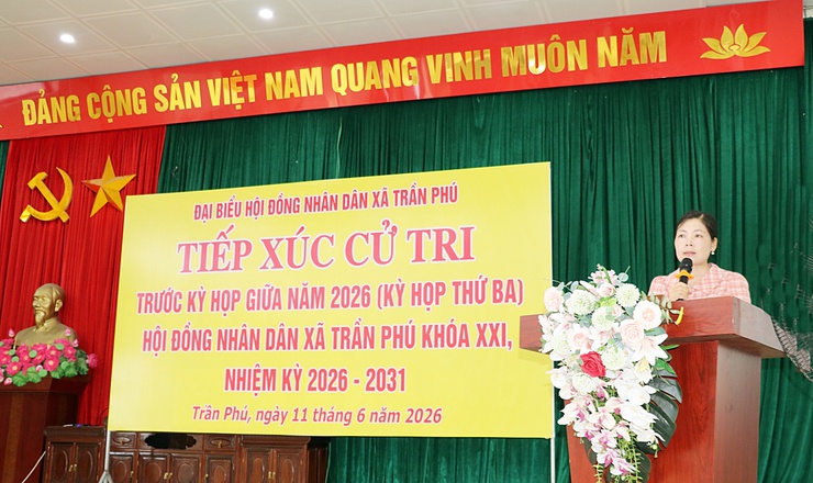 Đơn vị bầu cử số 1: đại biểu HĐND xã Trần Phú tiếp xúc cử tri trước kỳ họp thường lệ giữa năm 2026- Ảnh 2.