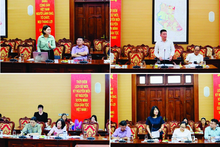 Đoàn khảo sát Uỷ ban MTTQ Việt Nam Thành phố Hà Nội làm việc với các phường về công tác quản lý và sử dụng các loại quỹ năm 2026- Ảnh 3.