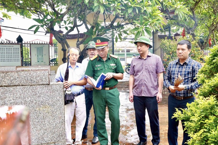 Phường Dương Nội rà soát hiện trạng nghĩa trang liệt sỹ phục vụ công tác xác định danh tính hài cốt liệt sỹ- Ảnh 2.