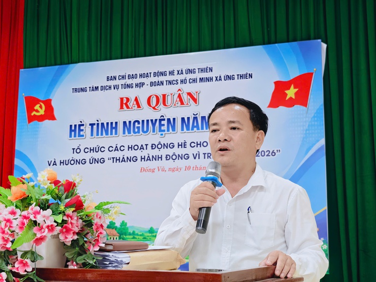 XÃ ỨNG THIÊN RA QUÂN HÈ TÌNH NGUYỆN VÀ TỔ CHỨC CÁC HOẠT ĐỘNG HÈ CHO THIẾU NHI NĂM 2026- Ảnh 2.